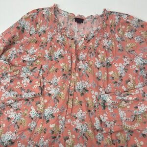 J.Crew Liberty Fabric Josephine Floral Classic Ruffle Popover Shirt Women 20